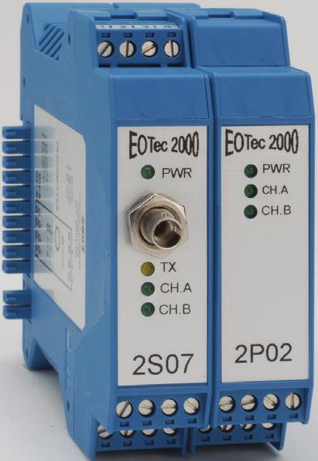 EOTec 2000 Multi-Channel Contact Closures EOTec 2000 fiber optic Multi-Channel Contact Closure modules convert up to 10 dry contact inputs to fiber optic signals for transmission over a single fiber