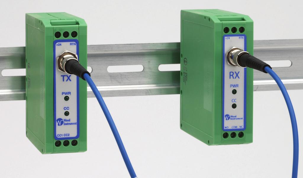 Digital Data Links - Contact Closures The -CC and -CC Fiber Optic Transmitter/ Receiver can be used to transmit contact closure data over long distances.