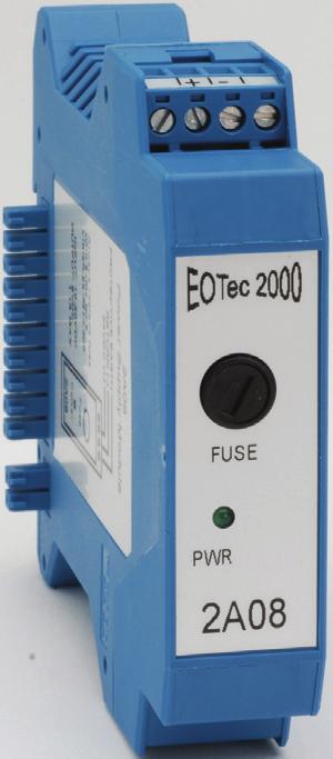 EOTec 2000 Power Supply Modules The Power Supply Module (P) will accept the user s DC or AC power input