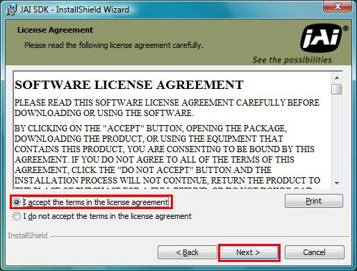 1.2.3 Accept the License Agreement Figure 8.