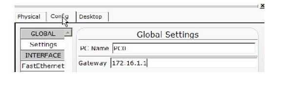 It is also here where you would enter a Gateway IP Address, also known as the default gateway.