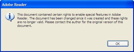 13 Toolagent launches Adobe reader normally. When Reader starts to open PDF you get 1) The PDF is in an unusable state. 2) Adobe reader may be having a problem.