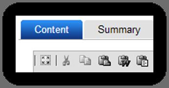 Choose the Metadata tab, enter a Page Name for the page (Page name appears before the content on interior pages.) Do not use! 5. Create content in the editor under the Content tab.