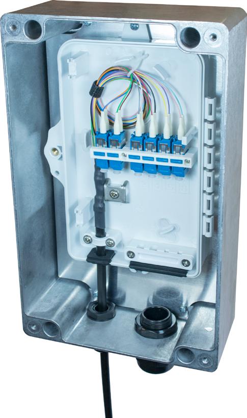 This rugged outer enclosure can be mounted on a pole with the optional pole mount accessory (P/N: CWME-ROE-226).
