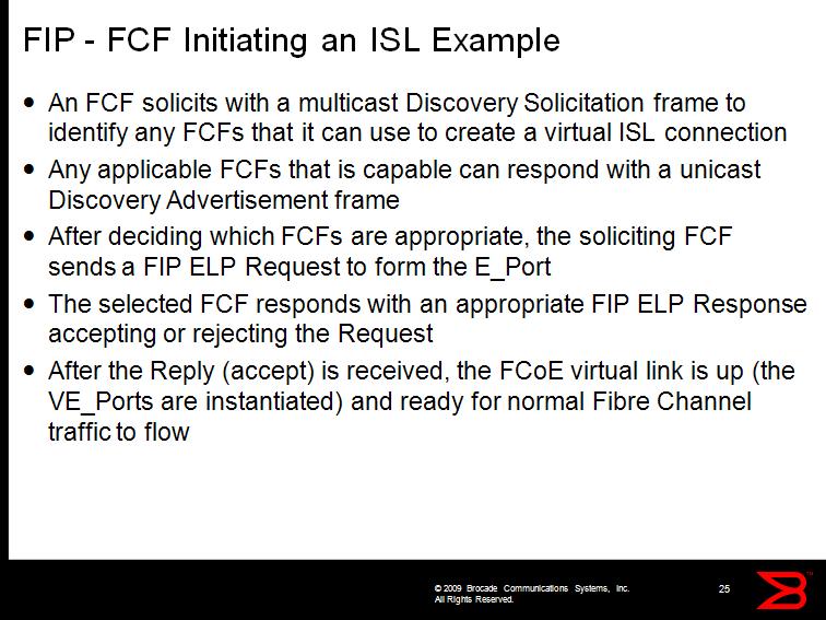 This new example describes the process of an FCF identifying other FCFs and