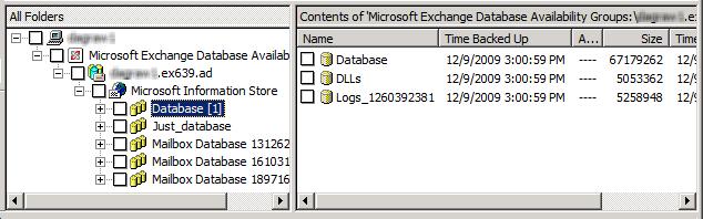 Performing restores of Exchange Server, mailboxes, and public folders About restoring Exchange snapshot backups 128 See About selecting a source client for an Exchange Server backup operation on page