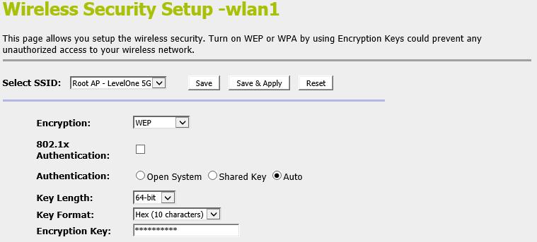 WEP + Encryption Key WEP aims to provide security by encrypting data over radio waves so that it is protected as it is transmitted from one end point to another.