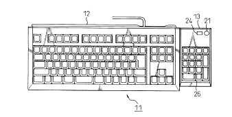 Hayama invented a keyboard (patent 6545668, assigned to Fujitsu Takamisawa, April 2003) which contains an auxiliary keyboard for multimedia functions which is detachable from the main keyboard.