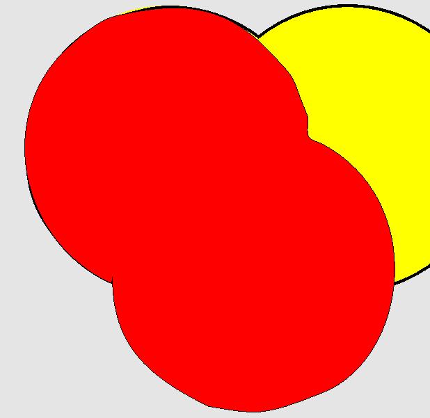 Summary Three areas represent the variables,, and C. The area representing + is shown in yellow. The area representing + C is shown in red.