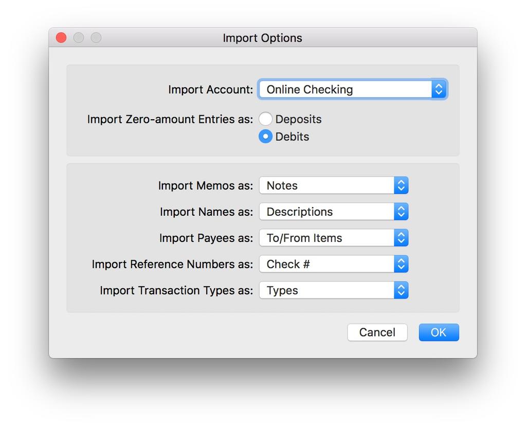 3. In the window, locate the file you d like to import, click it once, then click the Import button at the bottom right of the window. The Import Options window will appear.