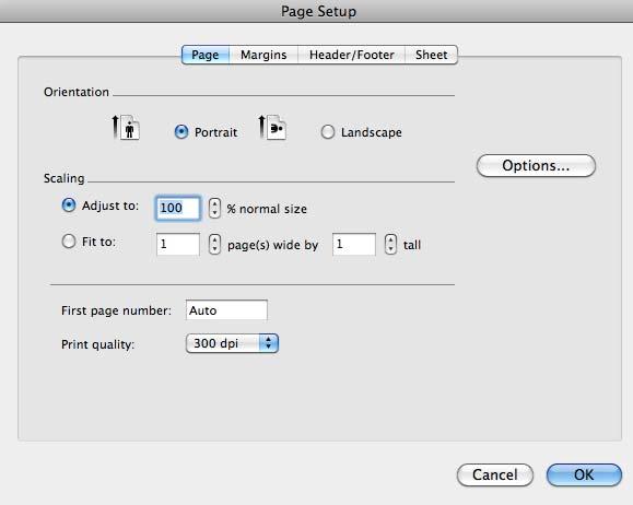 SOLVING BIZARRE PRINTING PROBLEMS You can use the Page Setup dialog to solve almost any odd printing issue that you encounter in Excel.