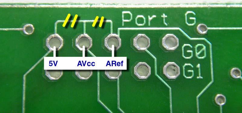 Special case: analog inputs Some ports of the processor may work with analog inputs.
