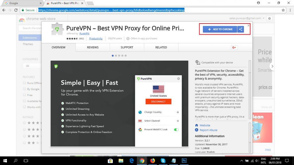 PureVPN Chrome Extension PureVPN Chrome Extension PureVPN, world s fastest VPN service, now offers instant and hassle-free online protection for your Chrome Browser.