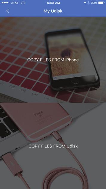 Copying Files: Click on Copy Files button which will prompt a Copy Files from iphone or Copy Files