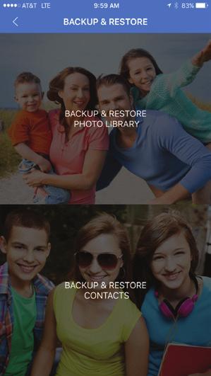 Backup & Restore: You can backup & restore your photo library completely via this feature.