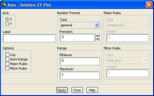 (h) Click Plot in the Solution XY Plot dialog box (Figure 9.8). Figure 9.