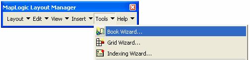 You can open the Book Wizard by selecting Tools > Book Wizard from the