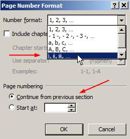 Step 4: Next, from the Header/Footer tools Design tab in the Ribbon, select the drop-down menu for Page Number, Format Page Numbers.