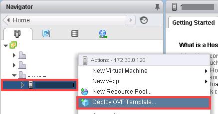 machine and then connect to your vcenter Server. 2. From the vsphere Web Client dashboard, select Hosts and Clusters. 3.