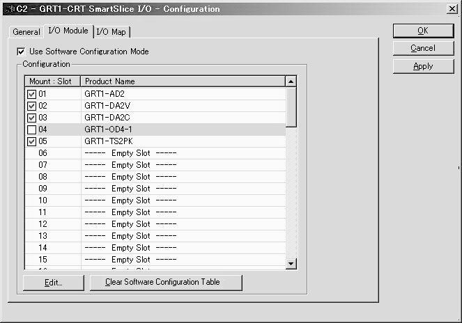 Software Setting of I/O Allocations Section 6-7 6-7-4 Editing Parameters of SmartSlice I/O s Installed s Use this procedure to edit the parameters of installed s.