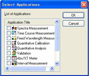 3.3 Registering Run Applications The method for registering applications that automatically run when the instrument detects an accessory is explained in this section.