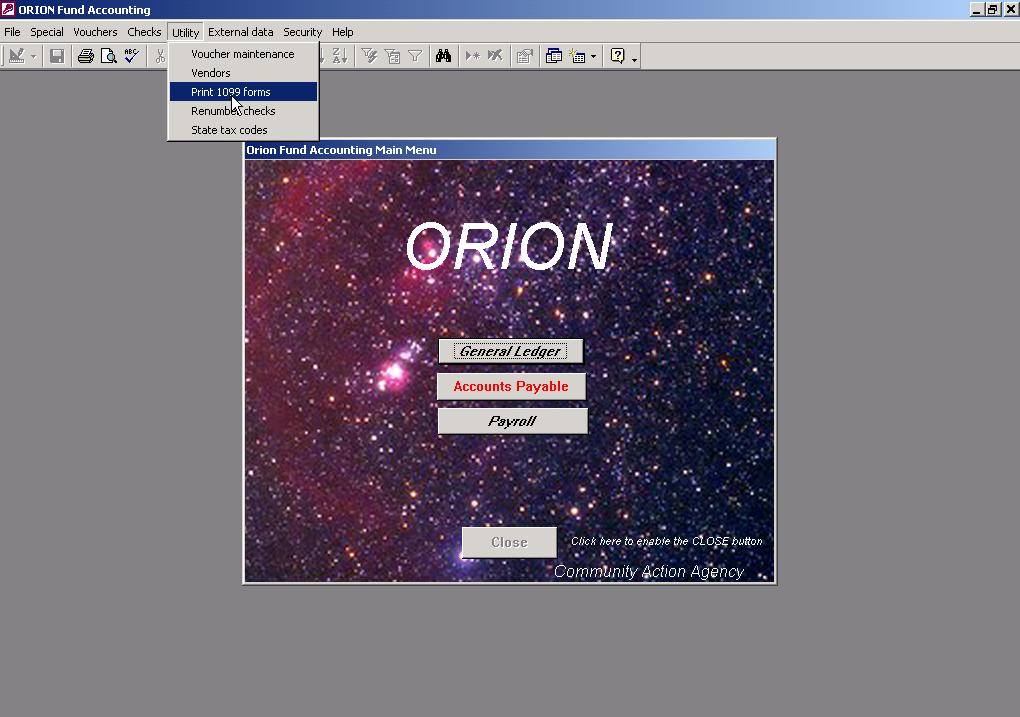 ORION Year End Processing 19 of 30 Title 1099 Instructions 2011 Applies to: AS400 _X_Windows DOS Last updated: 12/12/11