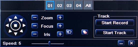 b. click Add icon to set the speed and time of preset point; select a preset point, click Delete icon to delete that preset point; click Modify icon to modify the setting of a preset point.