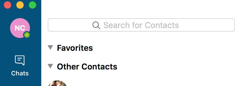 To search for and add a contact on a Mac computer: 1.