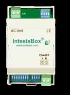 PA-RC2-MBS-1 IntesisBox PA-RC2-MBS-1 gateway allows Monitoring and bidirectional control of all the parameters and functionality of PANASONIC air conditioners from Modbus installations.