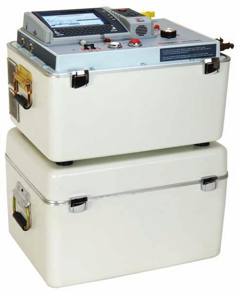 Two optional high-voltage reference capacitors are available to allow the user to perform a quick field check to ensure the DELTA3000 has maintained its calibration.