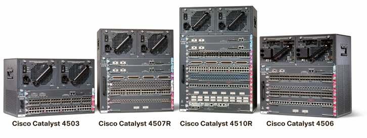 Data Sheet 4500 Series Switches The 4500 Series switches integrate resiliency for advanced control of converged networks. Figure 1.