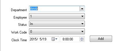 3 Group Late/Early Click [Group Late/Early] in [Data Management] menu, the following window pops up: Select the