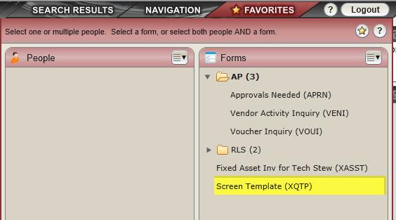 Select the application you want to work with from the application drop-down list at the top of the Navigation panel. When the menus load, click on a menu to expand it.