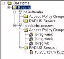Getting Started IDM GUI Overview Using the Navigation Tree The navigation tree in the left pane of the IDM window provides access to IDM features using the standard Windows file navigation system.
