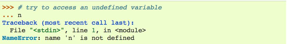 The equal sign ( = ) is used to assign a value to a variable Afterwards, no result is displayed before the next interactive prompt: A value can be assigned to several variables simultaneously: