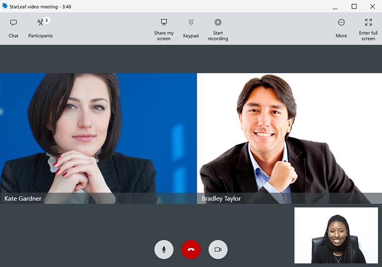 In-call conference controls In-call conference controls The StarLeaf app has controls that you can use while remaining in a voice or video call.