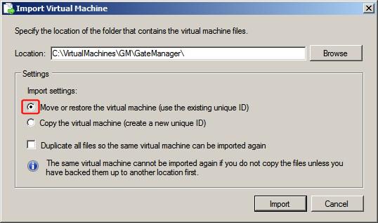 Hyper-V Server: Data backup (daily/weekly backup) The Backup and Restore of the GateManager data is setup by the GateManager administrator in the GateManager Administrator Web Portal (ref.