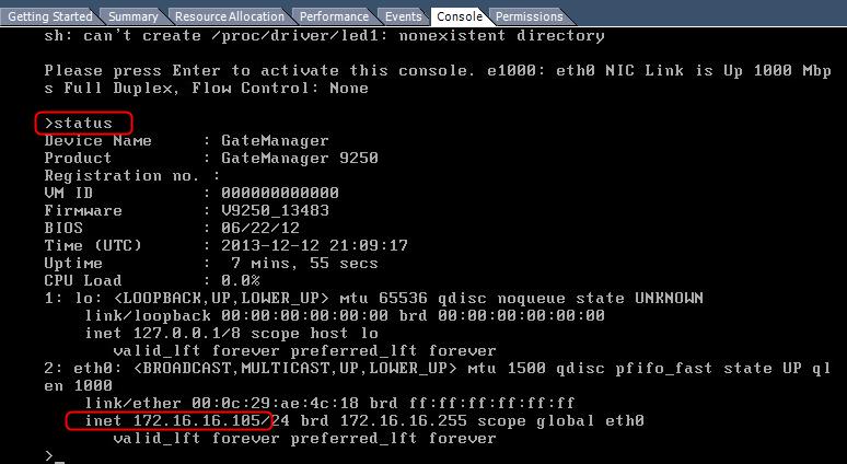 6. Local IP address of the GateManager 6.1.