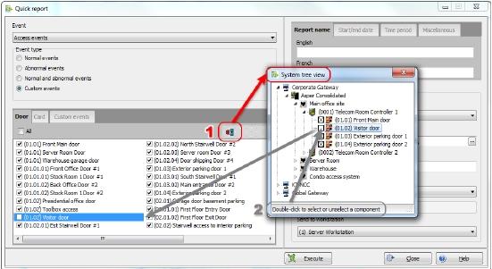 Getting Started System Tree View 2 - From the System Tree View, you can double-click to select or deselect a component. The changes are automatically updated on the corresponding tab.