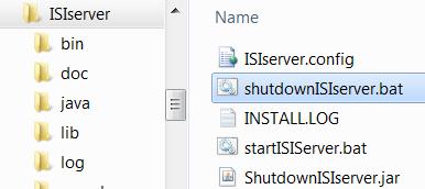 See page 18 5 Shut down ISIserver. See below Starting ISIserver Execute C:\Foresight\ISIserver\StartISIserver.bat.