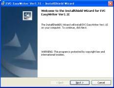 1. Installation (1) Insert CD in the disk drive to