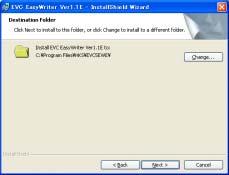 exe file in the CD to run the installer.