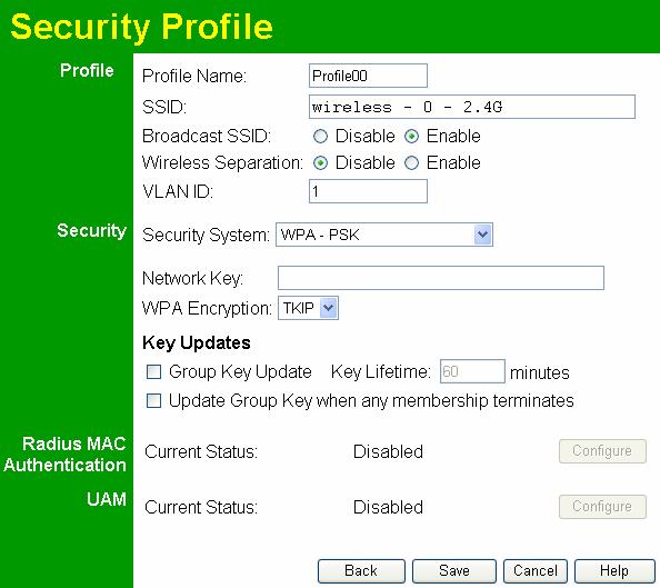 Wireless Access Point User Guide Security Settings - WPA-PSK Like WEP, data is encrypted before transmission. WPA is more secure than WEP, and should be used if possible.