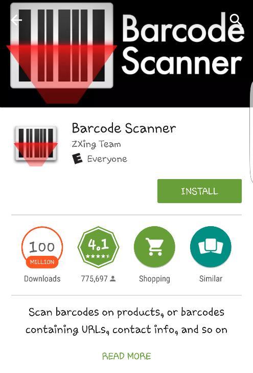 Step 5: Install a barcode scanner.