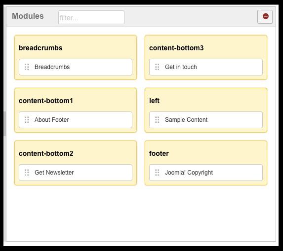 Manage Modules On the right-hand side of Site Manager