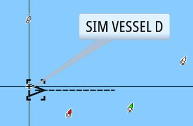 If the cursor is active, the system will search for vessels around cursor position.