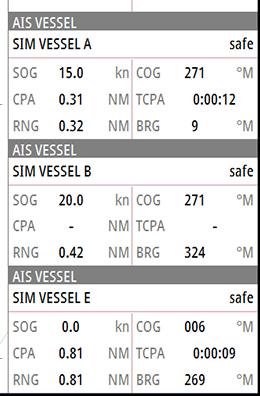 Viewing information about single AIS targets When you select an AIS icon on the chart or radar panel the symbol will change to Selected target symbol, and the