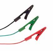 Cables, Lead Wires, Adapters Adapters Mini-Crocodile Clip Lead Wires Great for both tab and snap electrodes.