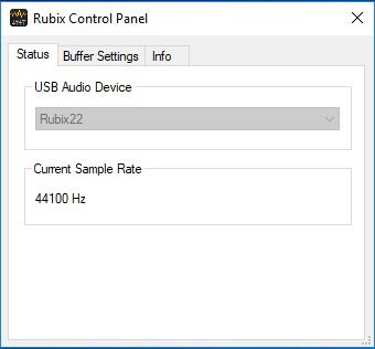 How audio buffer size is related to latency When audio data is transferred between the computer and the Rubix, the audio data is temporarily accumulated