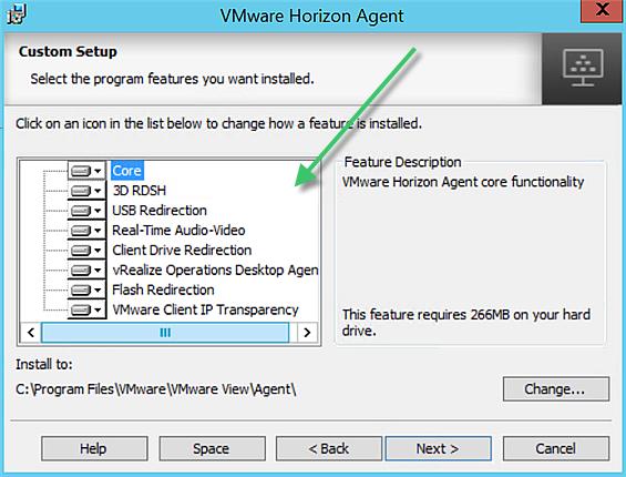 Procedure 1 Install the Horizon Agent. a In a command prompt, navigate to where you downloaded the Horizon Agent and start the installer with the /v VDM_SKIP_BROKER_REGISTRATION=1 option.